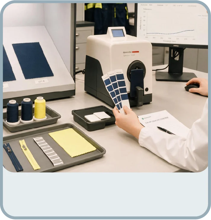 Fabric testing process
